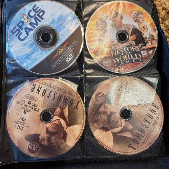 Case Logic 12 x 12 Black DVD Case with with 36 Classic Movies - Picture 7 of 12